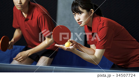 卓球　ダブルス 34507724