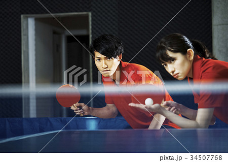 卓球　ダブルス 34507768