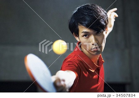卓球選手　男性 34507834