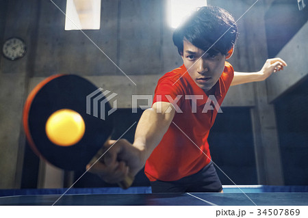 卓球選手　男性 34507869