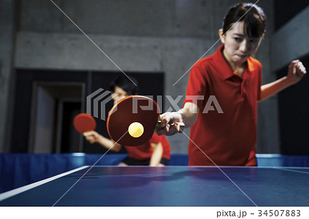 卓球　ダブルス 34507883