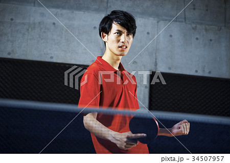 卓球選手　男性 34507957