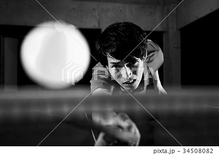 卓球選手　男性 34508082