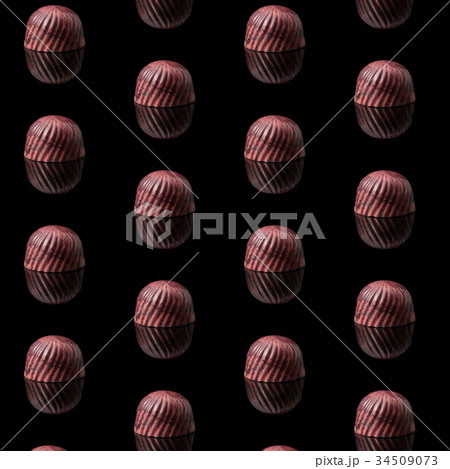 tasty candy on a black texture 34509073