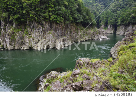 瀞峡（どろきょう）瀞八丁展望所からの眺め 34509193