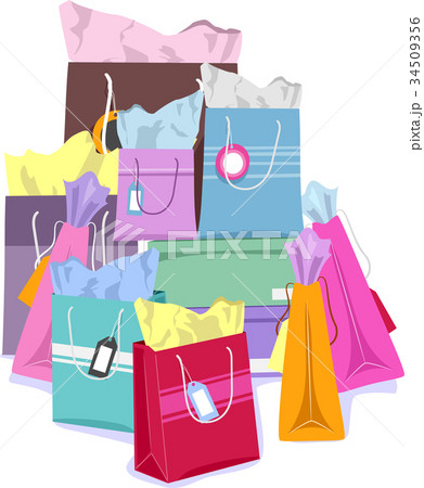 Shopping Bags Illustration Shopping Bags Illustration 34509356