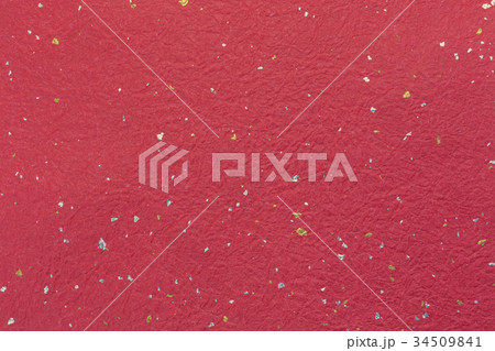 金銀振り揉み紙 　赤 34509841
