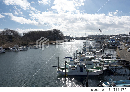 日本最長の運河である貞山運河（貞山堀） 34511475