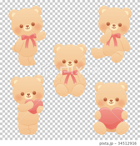 Bear teddy bear set 34512916