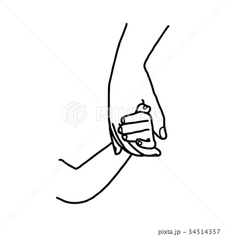 hand of a mother holding her child with love hand of a mother holding her child with love 34514357