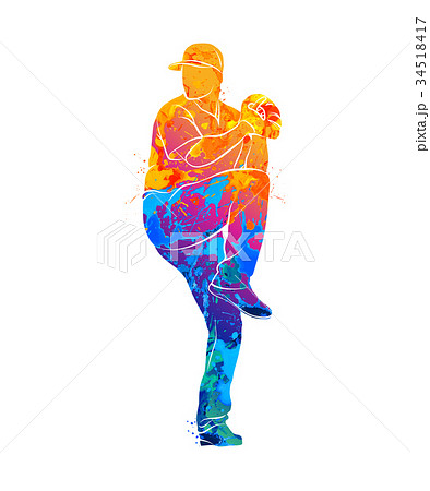 baseball player ball baseball player ball 34518417