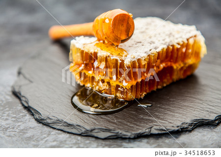 Honeycomb on white Honeycomb on white 34518653