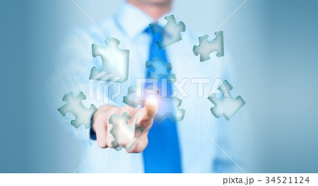 Finger touching icon Finger touching icon 34521124