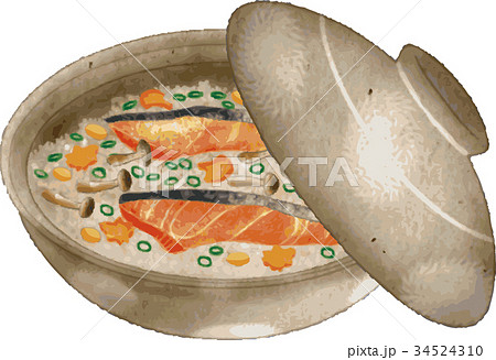土鍋でたきこみご飯 34524310