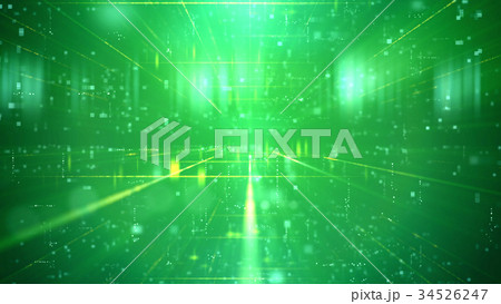 Nebula technology green backdrop 34526247