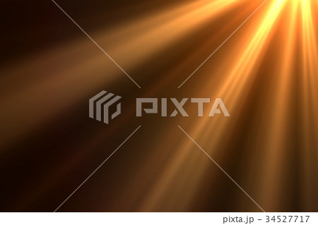 Sun rays light isolated on black background  34527717