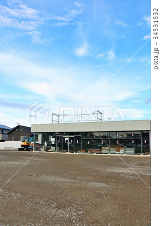 工事中の新しいコンビニ 34531532