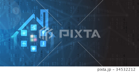 smart home technology futuristic concept business 34532212