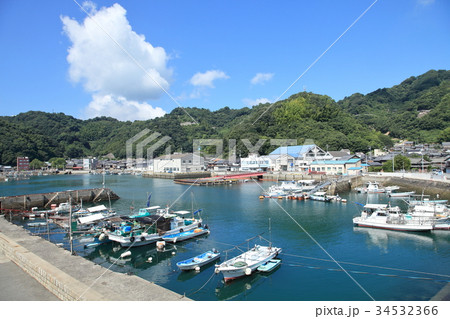 とびしま海道　今治市岡村港 34532366