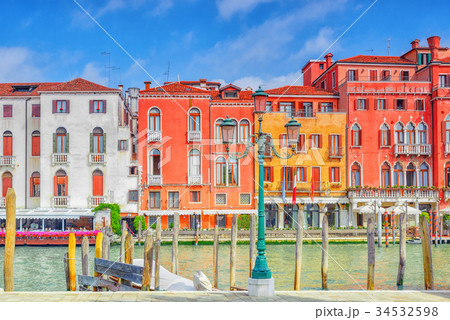 Views of the most beautiful canal of Venice . 34532598