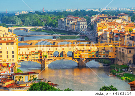 Beautiful landscape view of Florence. Italy. Beautiful landscape view of Florence. Italy. 34533214