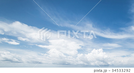 Summer tropical sky and clouds Summer tropical sky and clouds 34533292