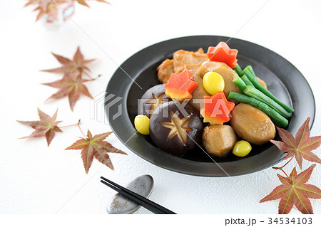 里芋の煮物　紅葉 34534103