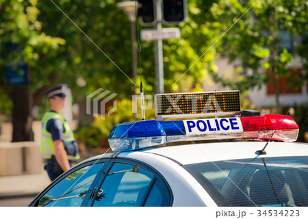 Australian police car Australian police car 34534223