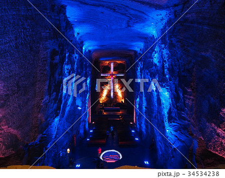 コロンビア シパキラの塩の教会 コロンビア シパキラの塩の教会 34534238