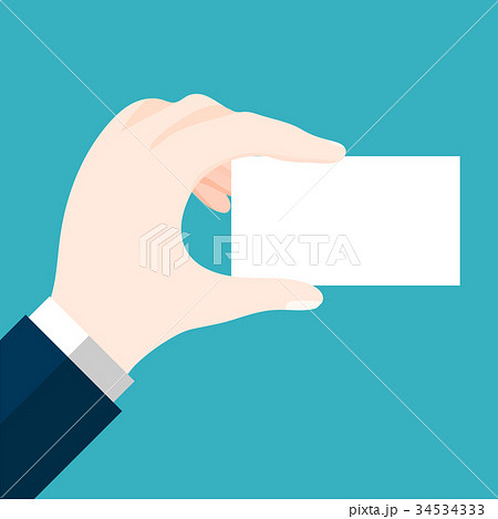 Businessmen holding blank card-Vector flat design Businessmen holding blank card-Vector flat design 34534333