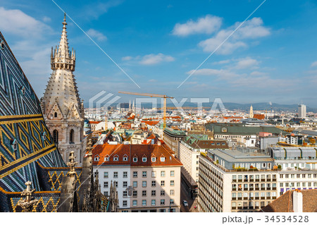 View from the tower of the St. Stephen's Cathedral 34534528