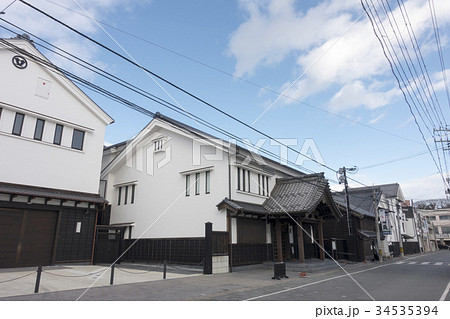 江戸時代からの酒蔵が残る塩竈市の街並み鹽竈神社の御神酒酒屋 34535394
