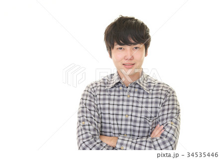 笑顔の男性 笑顔の男性 34535446