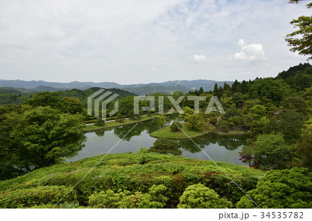 修学院離宮 上離宮 浴龍池 修学院離宮 上離宮 浴龍池 34535782