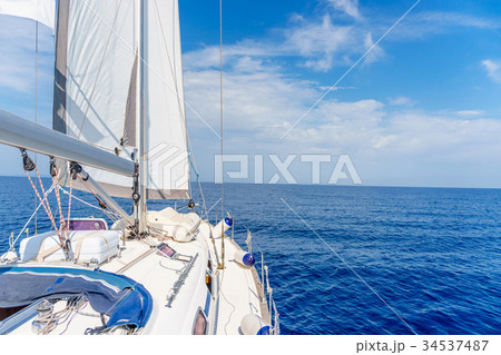 yacht near Sardinia island 34537487