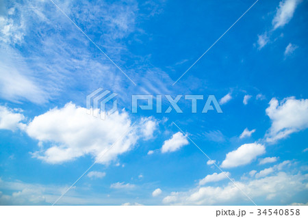 雲 空 青い空 白い雲 秋の空 晩夏の空 背景用素材 クラウド 青空 合成用背景 雲 空 青い空 白い雲 秋の空 晩夏の空 背景用素材 クラウド 青空 合成用背景 34540858