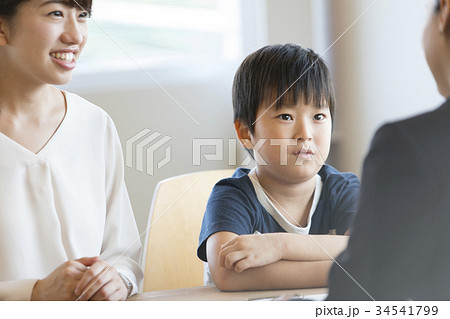 三者面談　小学生　 34541799