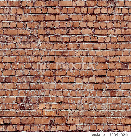 Red seamless bricks 34542586
