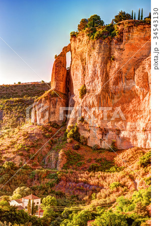 Ronda, Spain, a landscape with the Tajo Gorge 34543130
