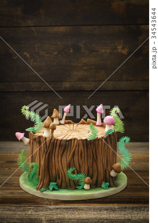 Enchanted forest cake Enchanted forest cake 34543644