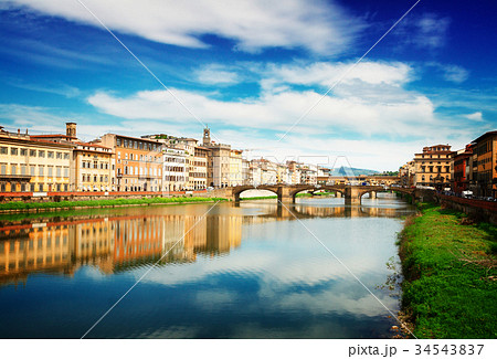 old town and river Arno, Florence, Italy old town and river Arno, Florence, Italy 34543837