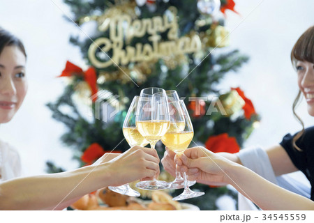 クリスマスパーティー - 乾杯 34545559