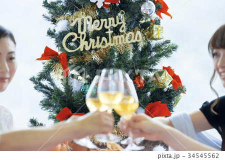 クリスマスパーティー - 乾杯 クリスマスパーティー - 乾杯 34545562