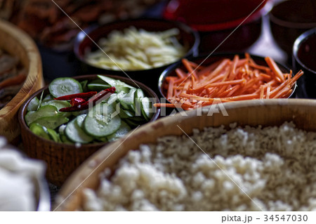 秋の飯寿司づくり 秋の飯寿司づくり 34547030