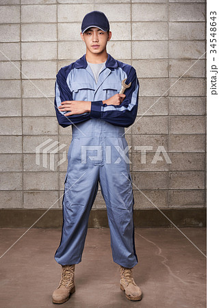 レンチ エンジニア 作業服 34548643