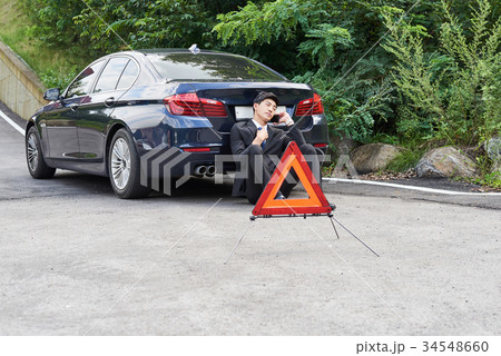 故障 道路標識 ビジネスマン 34548660