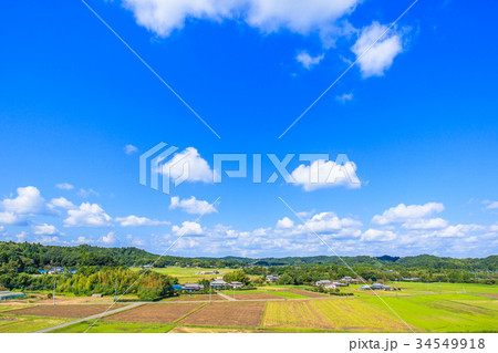 睦沢町上之郷 長楽寺付近を空撮 睦沢町上之郷 長楽寺付近を空撮 34549918