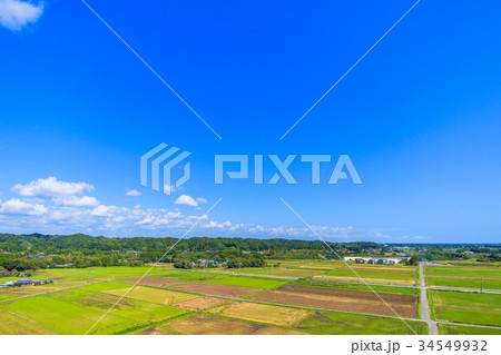 睦沢町上之郷 長楽寺付近を空撮 睦沢町上之郷 長楽寺付近を空撮 34549932