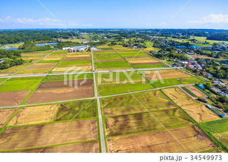 睦沢町上之郷 長楽寺付近を空撮 睦沢町上之郷 長楽寺付近を空撮 34549973
