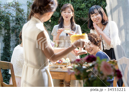 マダム - お茶会 マダム - お茶会 34553221